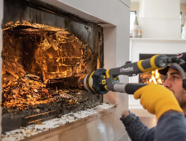 Professional chimney cleaning by Waxhaw Chimney Sweep in Waxhaw, NC