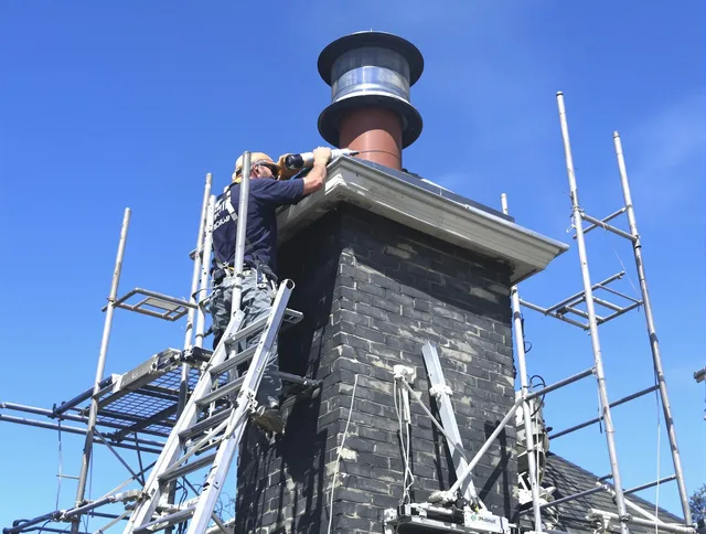 Sturdy chimney crown finished by Waxhaw Chimney Sweep in Waxhaw, NC