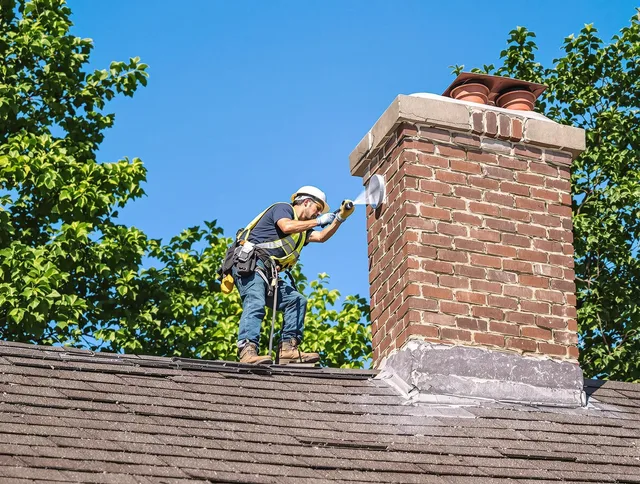 Waxhaw Chimney Sweep performing an inspection with advanced tools in Waxhaw, NC