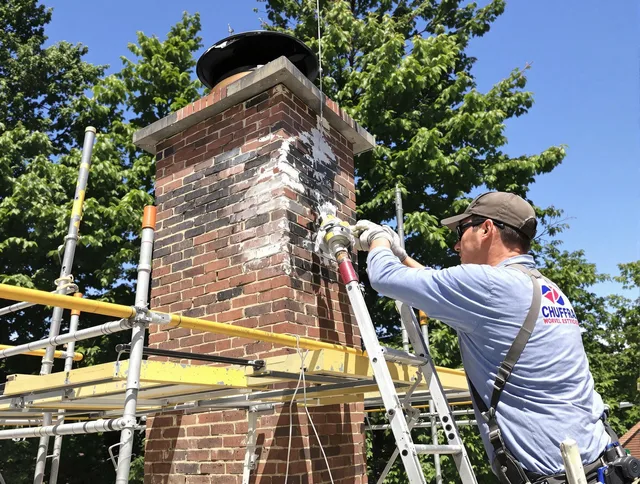 Structural chimney repair by Waxhaw Chimney Sweep in Waxhaw, NC