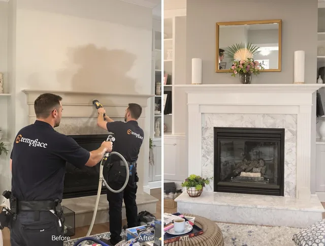 Professional soot removal by Waxhaw Chimney Sweep team in Waxhaw, NC